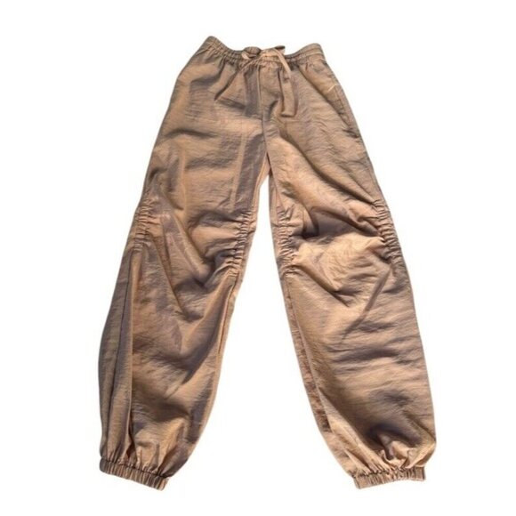 A.L.C Womens Sz 00 Keegan Ruched Sides Pants In Bella Tan - Picture 2 of 10